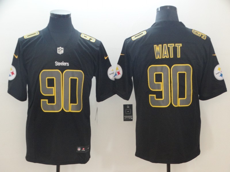Men's Pittsburgh Steelers T.J. Watt Black Jersey